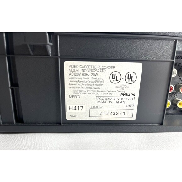 Philips Magnavox VRX262AT01 4 Head VCRPlus+ Parts/Repair - Picture 8 of 11
